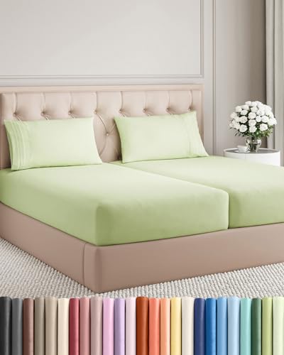 Split King Size 5 Piece Sheet Set