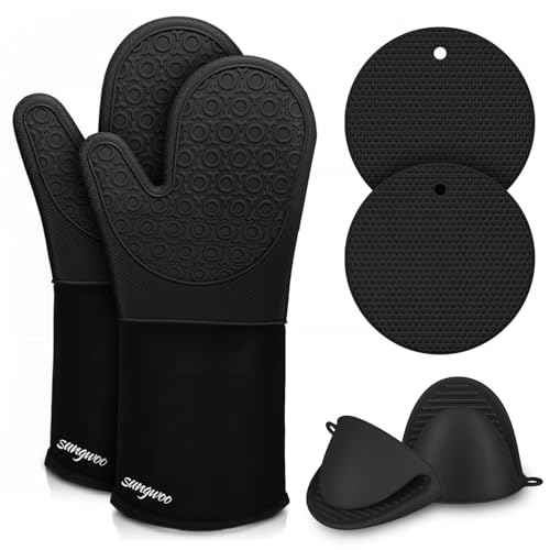 Oven Mitts and Pot Holders Set (6 Count)