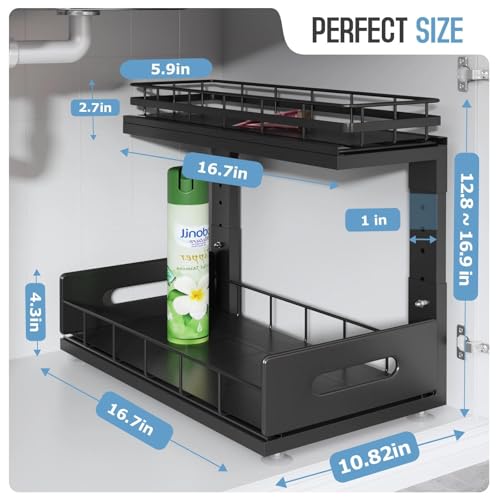 Under Sink Organizer Upgrade To Professional Rails