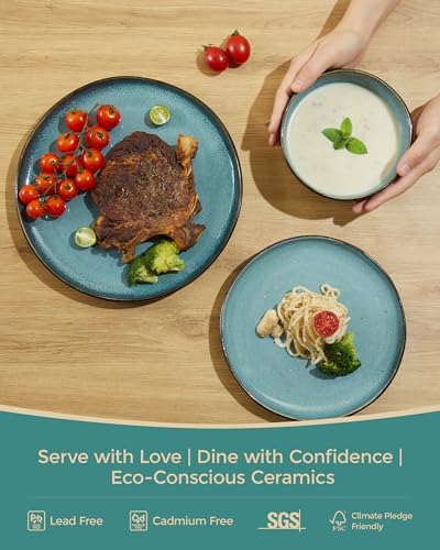 Stoneware Dinnerware Sets for 6