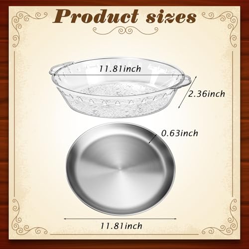 1 Set 11.8" Chilled Serving Tray Compartments for Parties