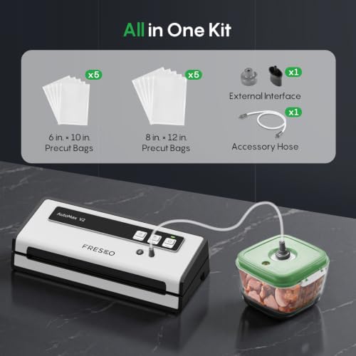 Vacuum Sealer Machine with Automatic Bag Detection