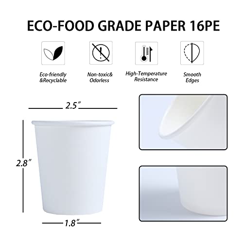 300 Pack 5 oz Paper Cups (300 Count)