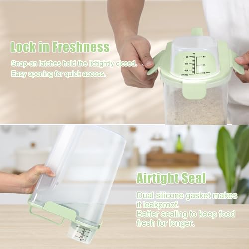 5 Lbs Pet Dog Food Storage Container for Travel Bird Seed Dispenser