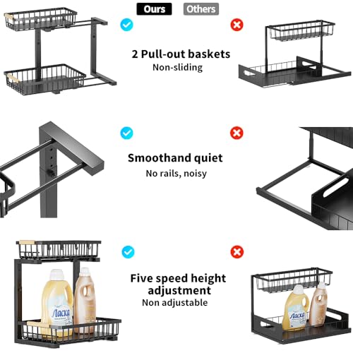 Under Sink Organizer (2 Drawers)