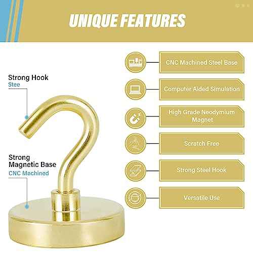 Magnetic Hooks (10 Count)