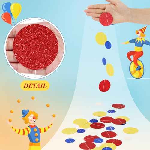 10 Pieces Circle Garland Banner Hanging (10 Count)