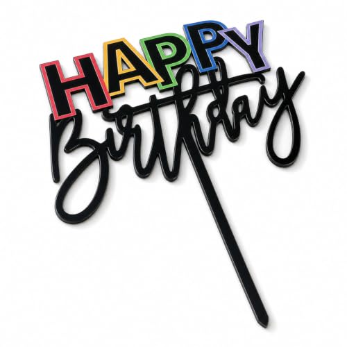 Happy Birthday Cake Topper