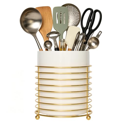 Utensil Holder for Kitchen Counter Large Cooking Utensil Holder