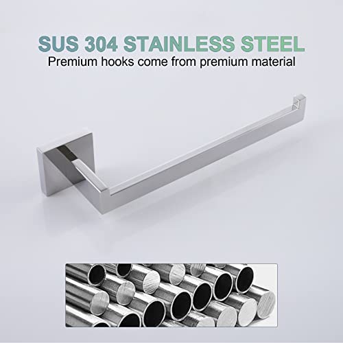 Towel Bar Shiny Chrome Hand Towel Ring Holder for Bathroom Kitchen Hardware Wall Mounted
