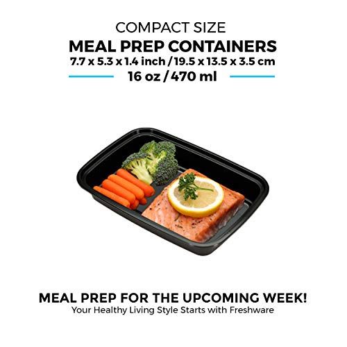 Meal Prep Containers 1 Compartment Food Storage Containers with Lids (150 Count)