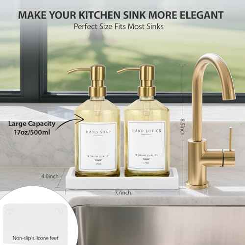 Dish Soap Dispenser for Kitchen (2 Count)