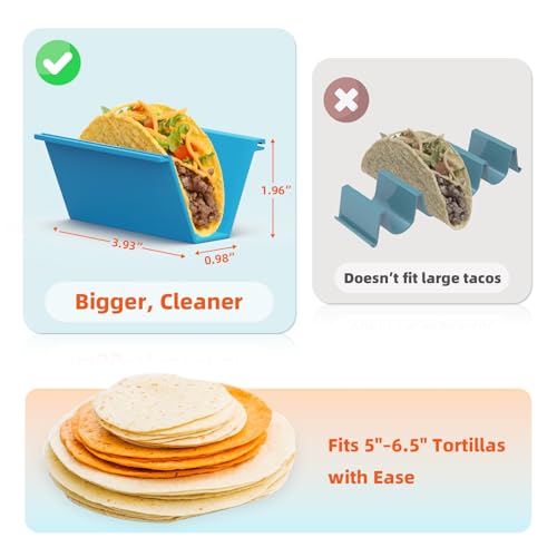 Microwave Safe Taco Holder Set of 6 (6 Count)