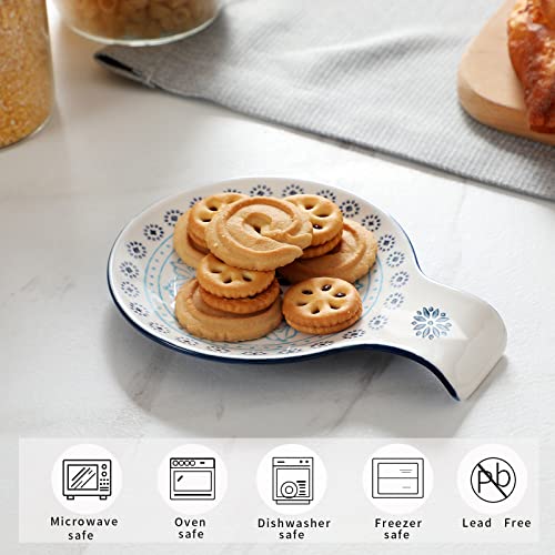Spoon Rest 5.5" Ceramic Spoon Holder for Stove Top