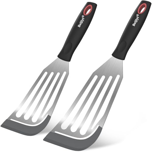 2 Piece Silicone Fish Spatula for Nonstick Cookware (2 Count)
