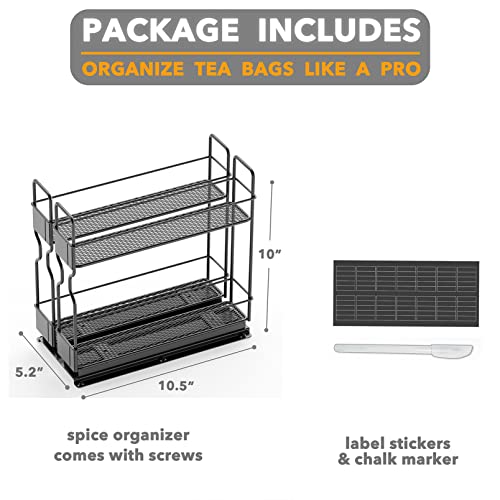 Pull Out Spice Rack Organizer for Cabinet