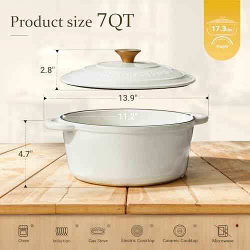 Enameled Cast Iron Dutch Oven