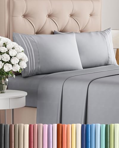 Cal King Size 4 Piece Sheet Set