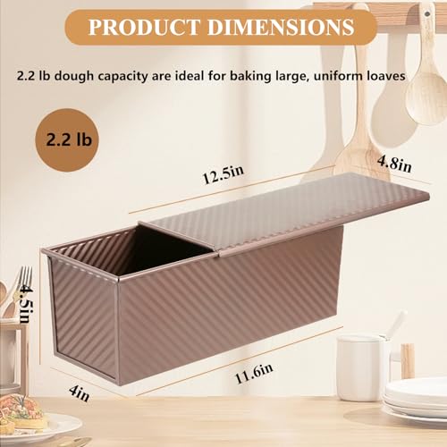 Pullman Loaf Pan with Lid 13x4