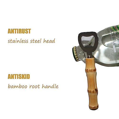 2PCS Bamboo Bottle Openers (2 Count)