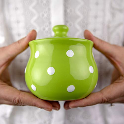 Ceramic Sugar Bowl with Lid