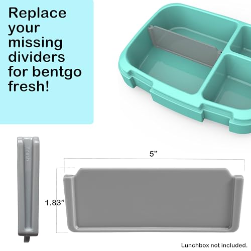 3Pcs Bento Box Replacement Dividers (3 Count)