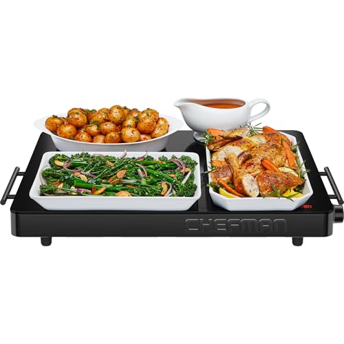 Electric Warming Tray with Adjustable Temperature Control