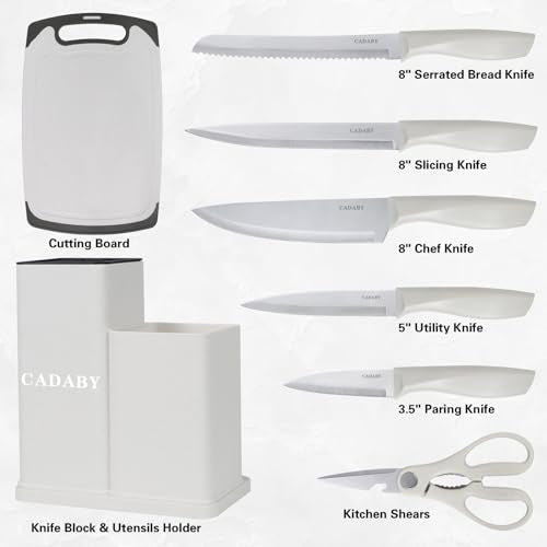 19PCS White Kitchen Cooking Utensils Set Kitchen Tools Set (19 Count)