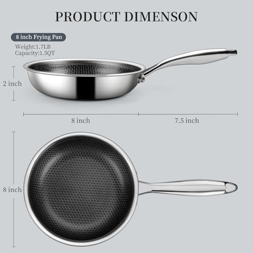 8" Non Stick Frying Pans