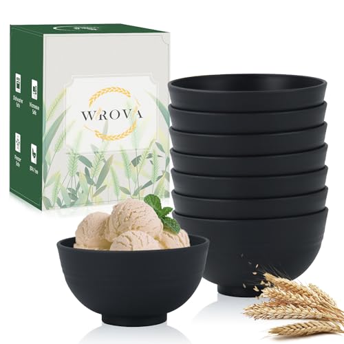 wheat straw snack bowls 10oz set of 8