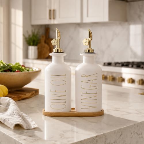 Premium Olive Oil Dispenser for Kitchen (2 Count)