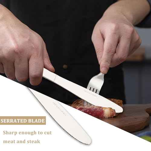 72 PCS Dinner Knifes Set (72 Count)