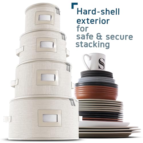 Fine China Storage Containers Hard Shell 5 Piece Set