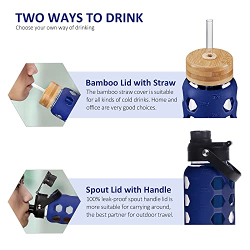 Glass Water Bottle