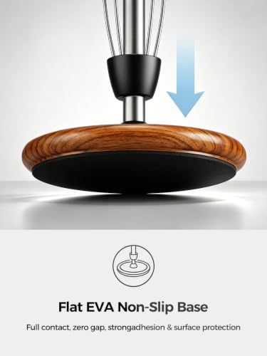 Wooden Paper Towel Holder Countertop with Weighted Base