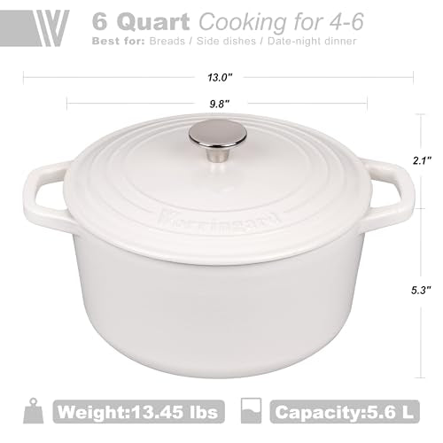Enameled Cast Iron Dutch Oven Pot with Lid
