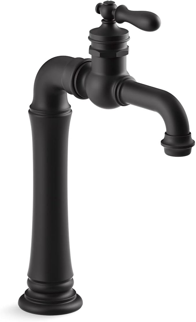 KOHLER 99268-BL ARTIFACTS GENTLEMAN'S BAR FAUCET, MATTE BLACK