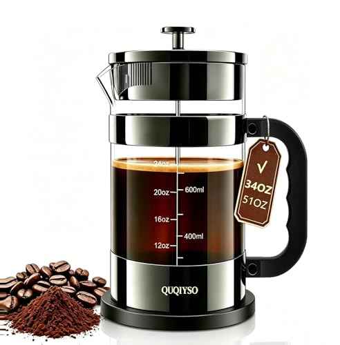French Press Coffee Maker 34oz