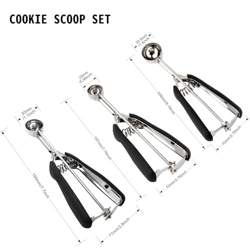 Small Cookie Scoop Set (3 Count)