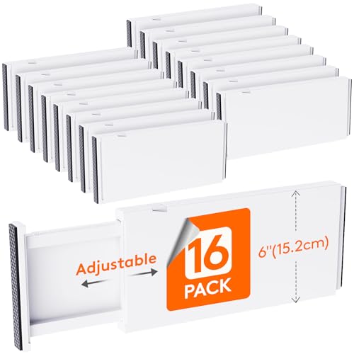 6" Tall Upgrade Drawer Dividers (16 Count)
