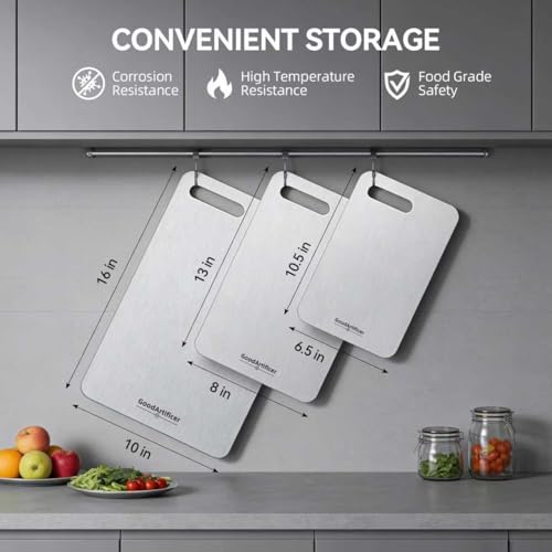 Titanium Cutting Boards Set of 3 (72 Count)