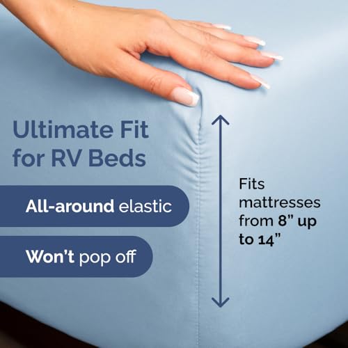 Short Queen Size 4 Piece Bed Sheet Set