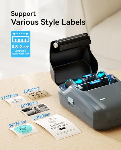 B1 Label Maker Machine with 3 Roll Tapes (3 Count)