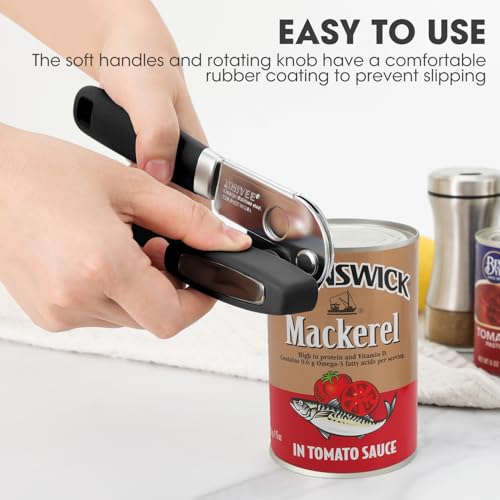 Hand Held Can Opener Manual with Magnet for Home Kitchen