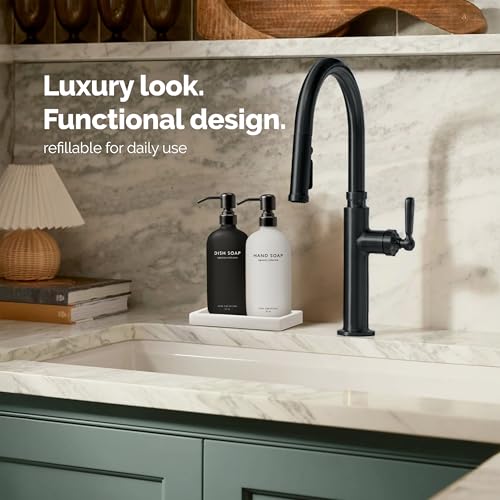 Glass Soap Dispenser Set (2 Count)