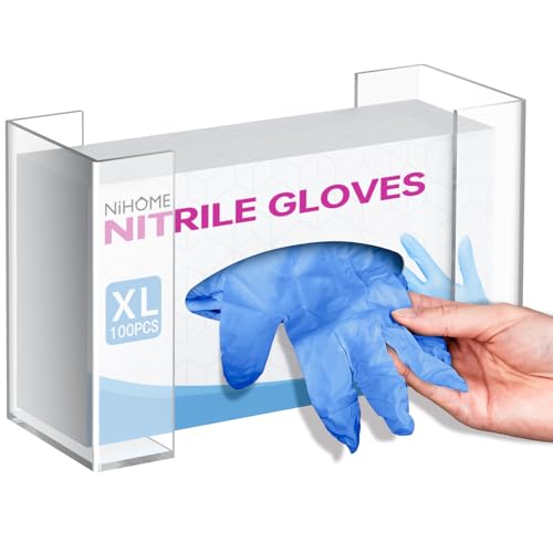 Clear Acrylic Glove Box Holder Tissue Box Dispenser