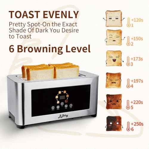 4 Slice Toaster with Touchscreen