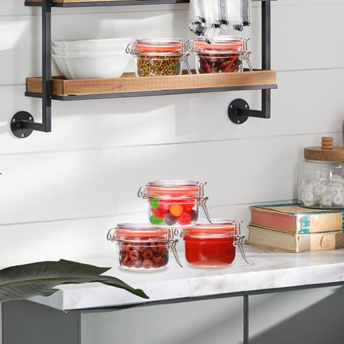 5 oz Glass Jars with Lids (5 Ounce)