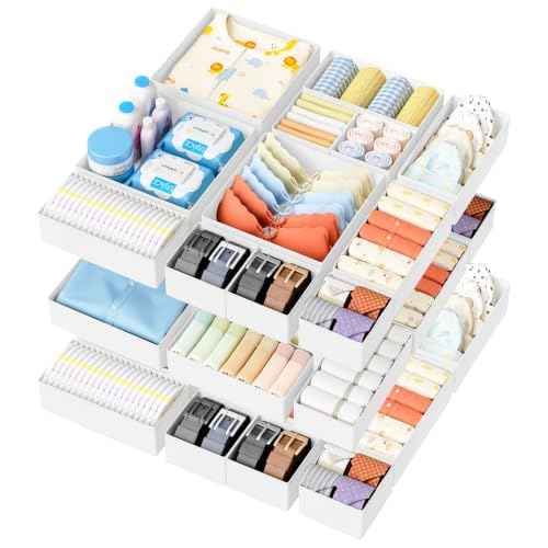 Drawer Organizer Clothes Storage (18 Count)