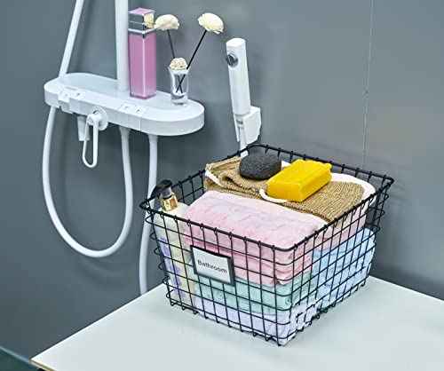 Extra Large】 Wire Handmade Basket 4 Packs